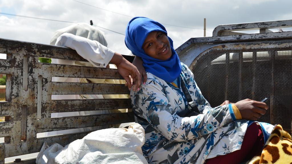 Khadija, Zwillingsschwester von Fatima (Copyright: tagtraum/Susanne Schüle)